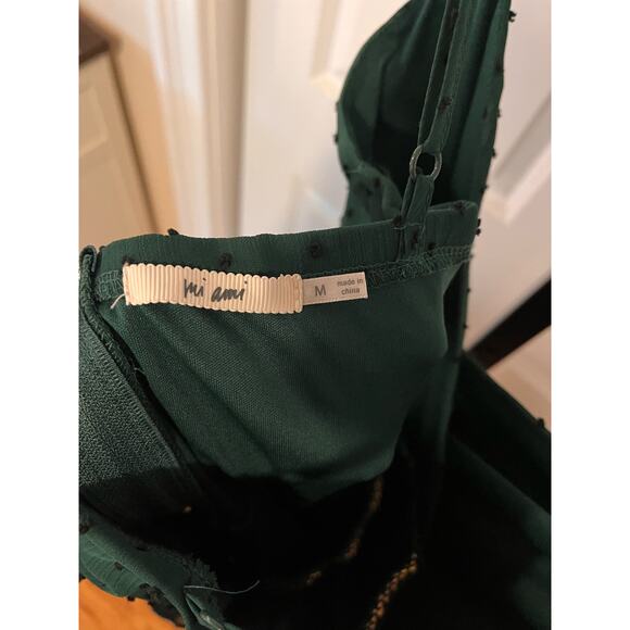 Angelise Clip Dot Tiered Mini Dress Holiday Dress - Picture 4 of 4